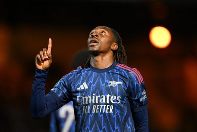 Port Vale vs Arsenal live: Ebere Eze scores first goal for Gunners who lead in Carabao Cup clash