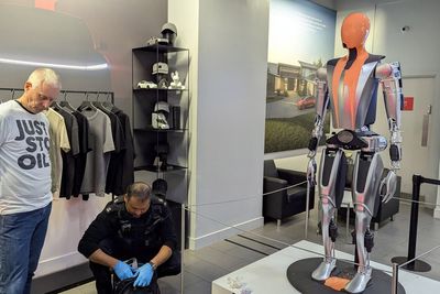 Just Stop Oil protesters who poured latex over Tesla robot in west London store found guilty