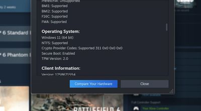 Steam now lets you check if you have Secure Boot enabled: the security feature we're all going to have to get to grips with for Battlefield, Call of Duty and more