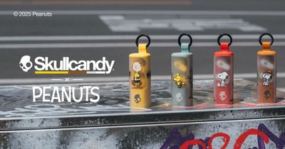 Skullcandy collab brings Peanuts to its budget wireless buds for a colourful dose of nostalgia
