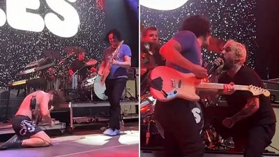 IDLES invite Jack White to join chaotic Riot Fest guest spot – and give him the keys to Lee Kiernan’s famed Pink Mustang