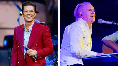 “My brother took me there and we waited in line when I was 14 years old, and I’ve been a fan ever since”: 30 years after queuing for his autograph, The Killers’ Brandon Flowers has the "honour" of performing with ‘80s synth-pop legend Howard Jones