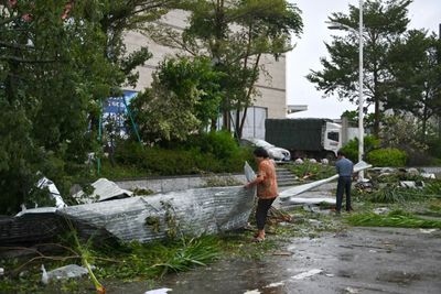 Clean-up Underway In Southern China After Typhoon Ragasa Sweeps Through