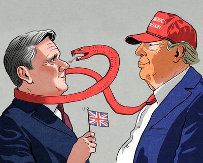 Special relationship? There can be no such thing with a snake like Trump