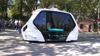 Is this the transport of the future? Madrid tests first driverless bus 'made in Spain'