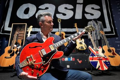 Guitar ‘smashed up’ by Liam Gallagher on the night Oasis split goes to auction