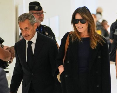 Sarkozy says he will ‘sleep in jail but with head held high’ after conviction