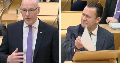 John Swinney mocks Russell Findlay for 'making economic case for independence'