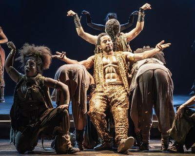 Bacchae review – Indhu Rubasingham launches National Theatre tenure with new-gen rap tragedy