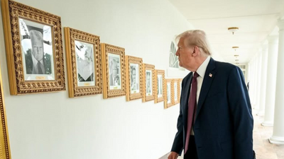 Donald Trump's Pettiest Move Yet? President Replaces Biden's Portrait With a Framed Autopen in 'Childish' Snub