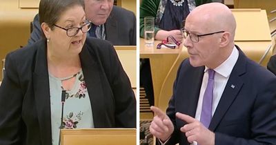 John Swinney slams Jackie Baillie 'hypocrisy' in feisty NHS waiting times debate