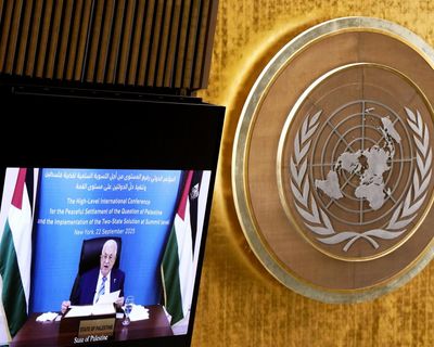 Israel carrying out crime against humanity in Gaza, Palestinian president Mahmoud Abbas tells UN – as it happened
