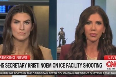 Kristi Noem repeatedly refuses to say if she thinks Democrats should be considered ‘terrorists’