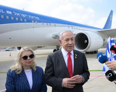 Netanyahu flies circuitous route to UN summit ‘to avoid arrest’ in Europe