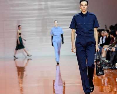 Prada injects glamour into its collection inspired by uniform