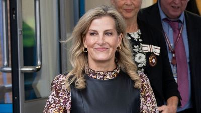 Duchess Sophie’s leather midi dress with knee highs is still my favourite royal autumn outfit