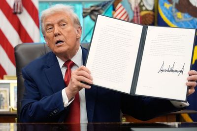 Trump quips he’d make TikTok algorithm ‘100% MAGA’ as he signs order for China sale to US group