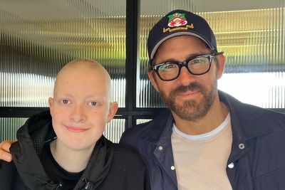 Ryan Reynolds thanks charity for helping teen with cancer who was Wrexham fan