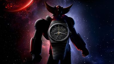 This stealthy black Tissot PRX marks 50 years of UFO Robot Grendizer