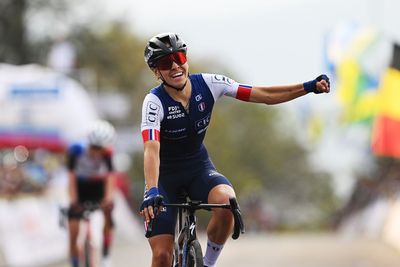 'It's been a long time coming': Celia Géry sprints to a French victory after attritional first-ever women's under-23 road race at the World Championships
