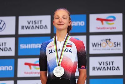 'I gave everything' – Youngest under-23 rider Viktória Chladoňová impresses with two silver medals at World Championships