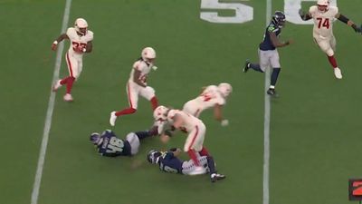 Seahawks LB Accidentally Forces Teammate to Fumble Away Kyler Murray Interception