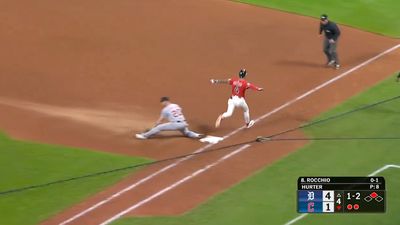 MLB Ump Completely Freezes on Close Play at First Between Tigers and Guardians