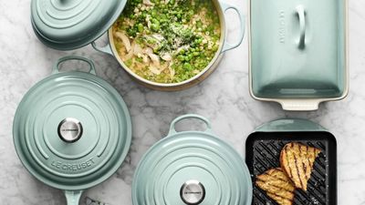 I'm heartbroken that Le Creuset has cancelled production on one of my favorite shades – these are the last pieces available, at a huge discount, starting at $20