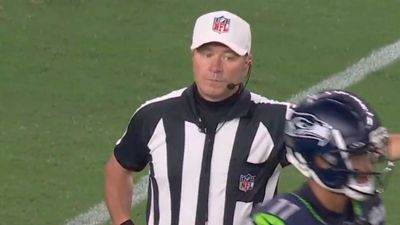 Amazon Broadcasters Loved Referee's Reaction to Seahawks Player on Hot Mic