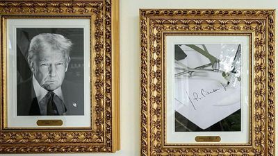 Sassy or childish? Trump replaces Joe Biden’s White House portrait with autopen
