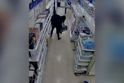 Moment prolific Boots shoplifter arrested after stealing more than £100,000 worth of goods over summer