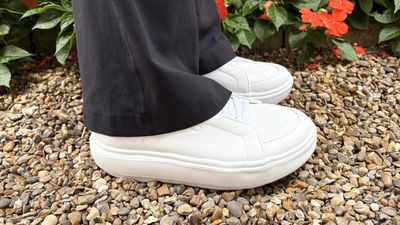 Move over, Skechers! Oofos just launched a leather slip-in shoe — and I never want to wear anything else