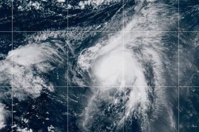 Humberto becomes a hurricane in the Atlantic