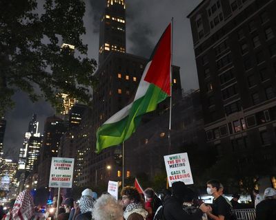 Netanyahu tells UN that Israel ‘must finish the job’ in Gaza after dozens of delegates walk out in protest - as it happened
