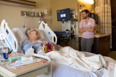Comedian stops show to get help for man having heart attack before finishing set at hospital bed