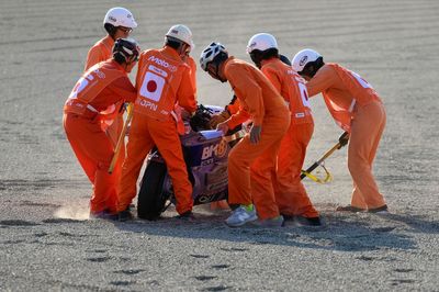 Alex Marquez down in Q1 for first time in MotoGP 2025, boosting Marc’s title hopes