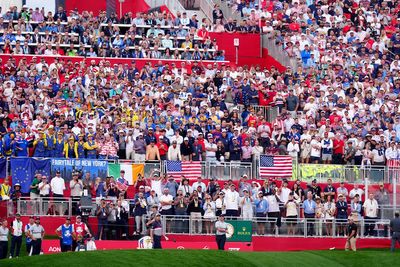 Ryder Cup under way as opening foursomes start in raucous New York atmosphere
