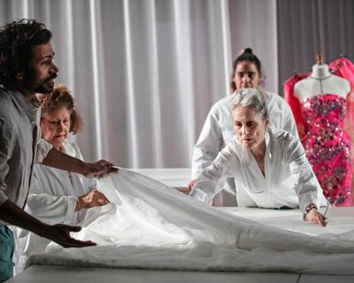 Lacrima review – gripping saga of a wedding dress unravels fashion industry exploitation