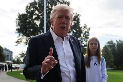 Trump reveals why he’s weaponizing DOJ to target enemies like Comey as he heads to Ryder Cup in NY