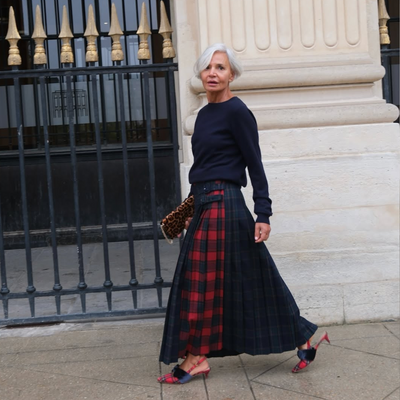 It's Time to Retire Your Summer Skirts—Plaid Midis are Our Autumn Essential