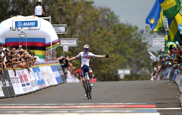 Road World Championships: Harry Hudson of Great Britain takes spectacular solo victory in men's junior road race