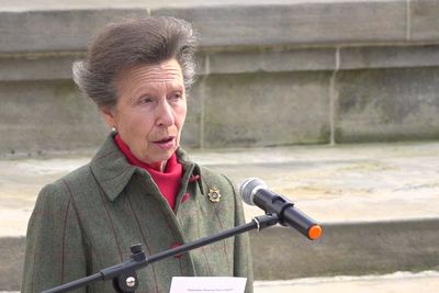 Princess Royal rededicates war cenotaph to those who made ‘ultimate sacrifice’