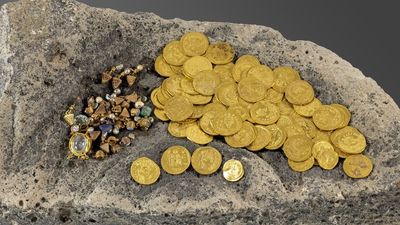 'Gold coins started appearing one after another': 1,400-year-old hoard with money and jewelry unearthed near Sea of Galilee