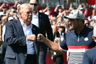 Donald Trump gives USA unlikely Ryder Cup edge to counter Europe’s fast start