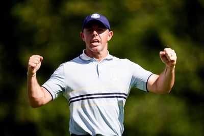 Rory McIlroy the centre of attention as Europe control opening day of Ryder Cup