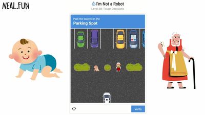 How to beat level 38 of I’m Not a Robot – Park the Waymo