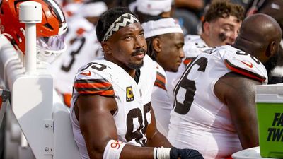 Myles Garrett Responds to Lions OC Saying Browns 'Haven't Seen Run Game Like Theirs'