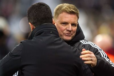 Eddie Howe calls for aggression as Newcastle bid to frustrate Arsenal again