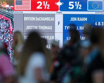 Ryder Cup: Europe dominate fourballs to stretch lead over USA to 11½-4½ on fiery day two – as it happened