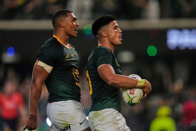 South Africa v Argentina live: Springboks thrash Pumas behind record Feinberg-Mngomezulu display in Rugby Championship